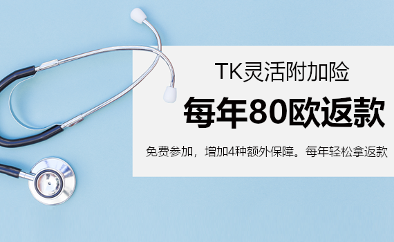 TK灵活附加险-最高年返款80欧